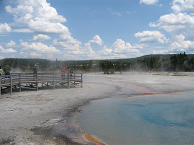 RIchard Oscar & Hernu in Yellowstone NP