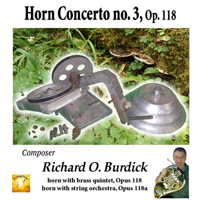 Burdick's Horn Concerto No. 3 CD cover