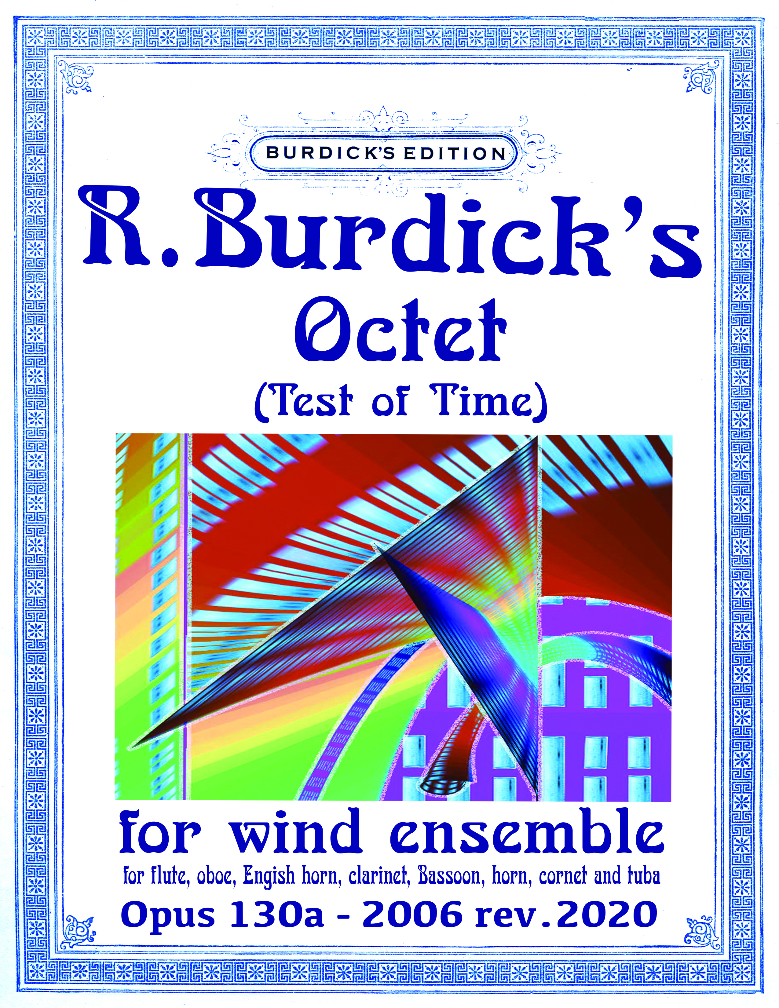 Cover for sheet music Burdick's Op. 130a