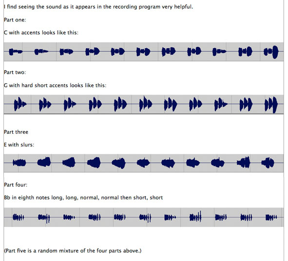 Sound sample graphic of Richard Burdick's opus 158