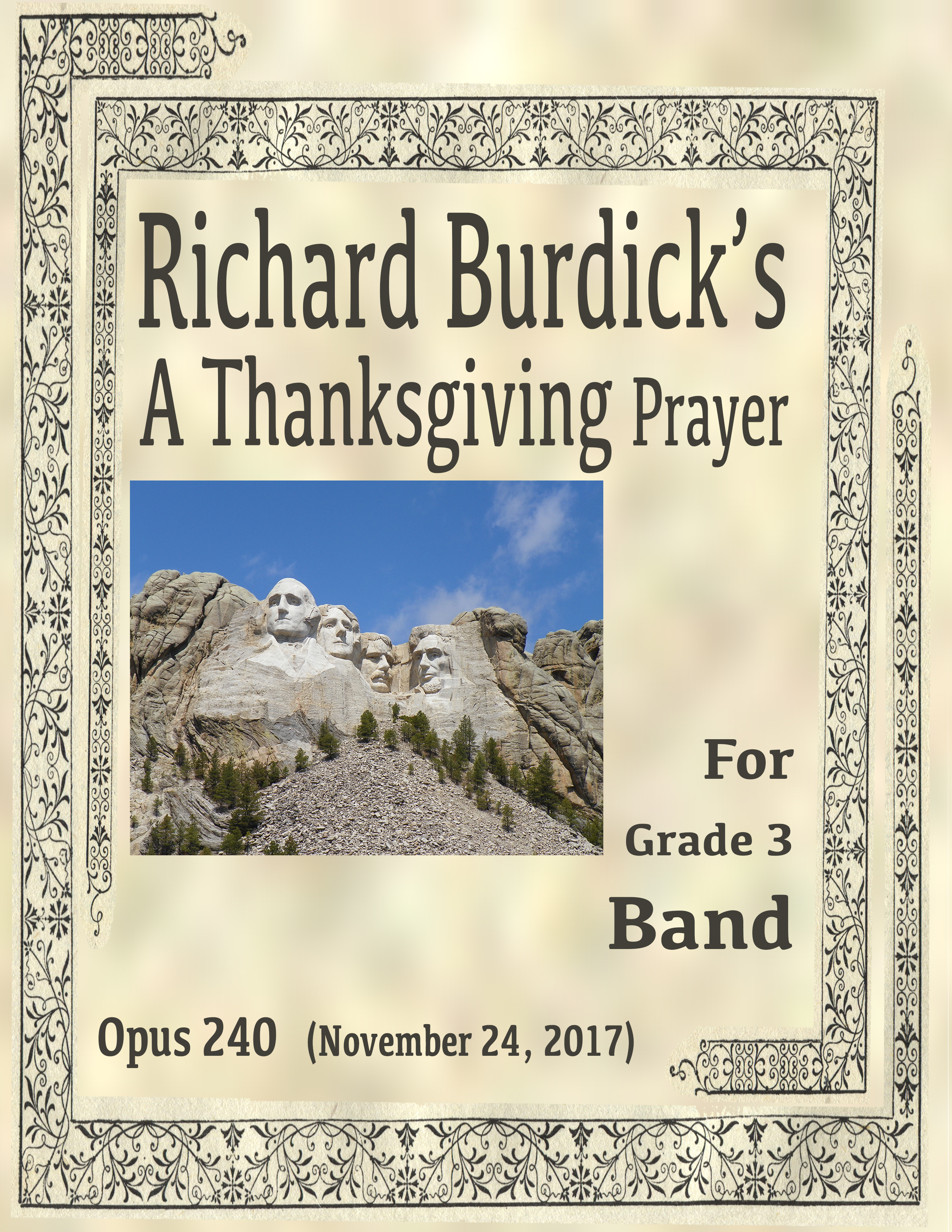 Burdick's Opus 240 cover