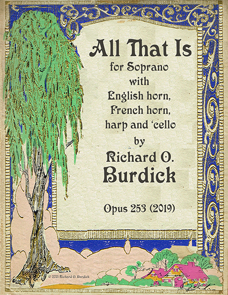 Sheet Music cover for Burdick's op.253