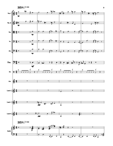 Burdick's Op. 260 score page 9