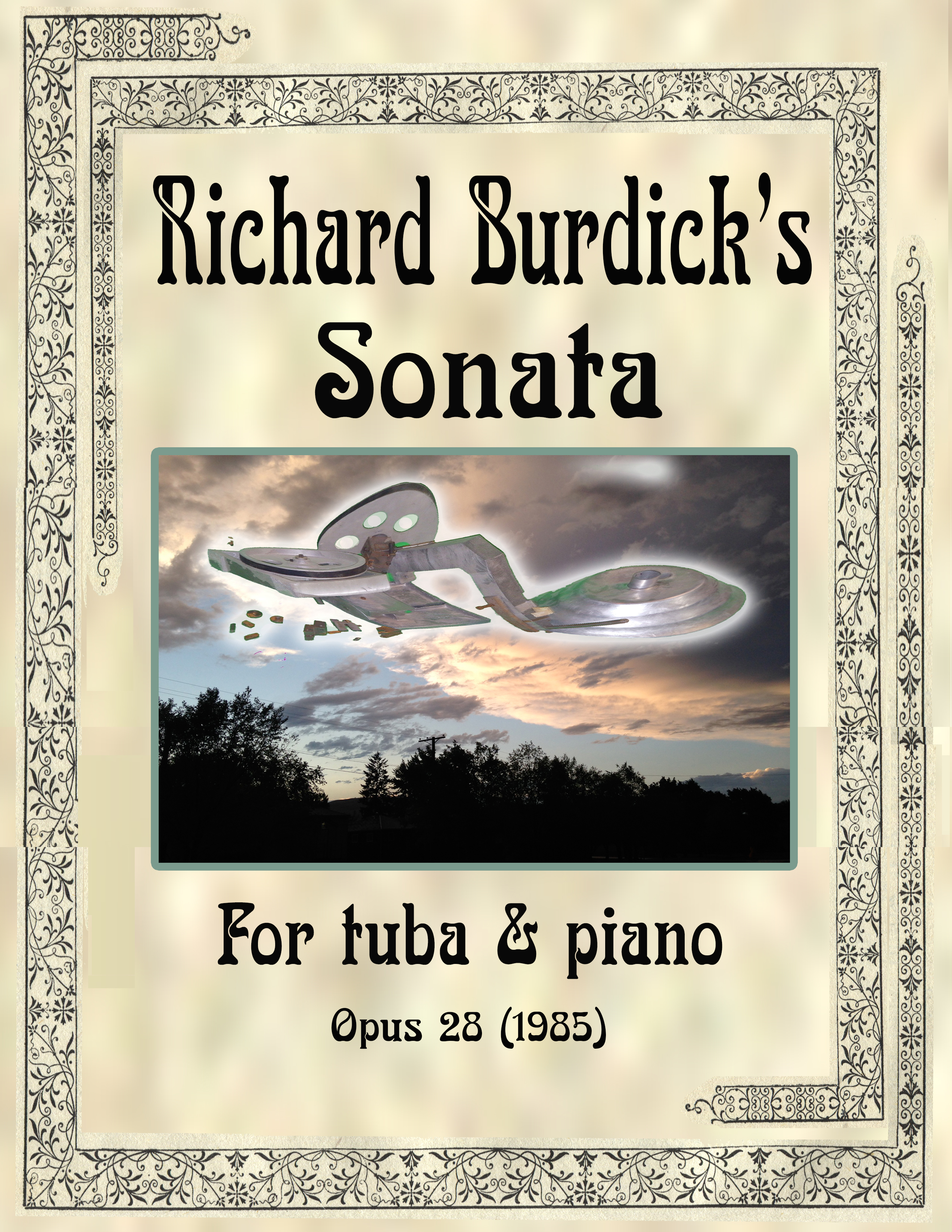 Burdick: Tuba Sonata sheet music cover