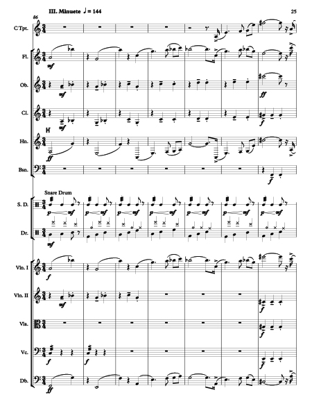 Richard Burdick, Chamber Symphony No. 14 M. 3, Op. 314