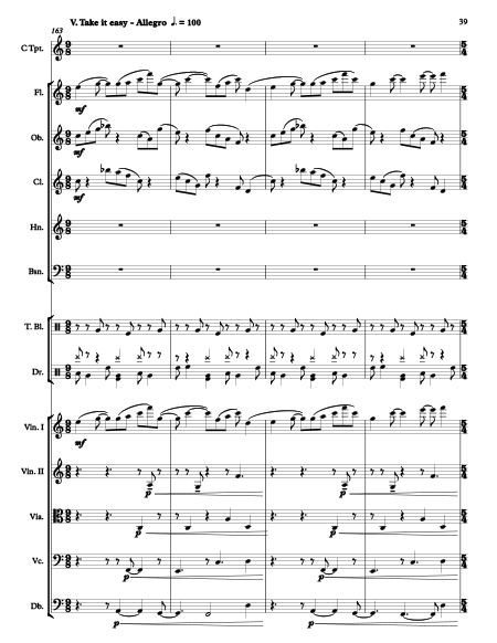 Richard Burdick, Chamber Symphony No. 14 M. 5, Op. 314