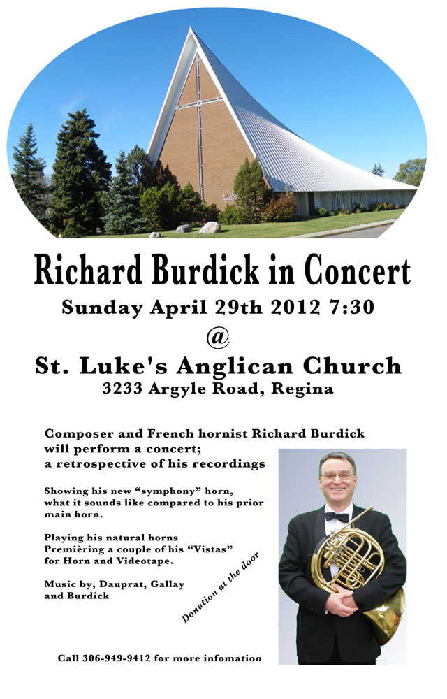 Richard Burdick's recital April 29 2012