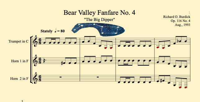 Bear Valley fanfare No. 4