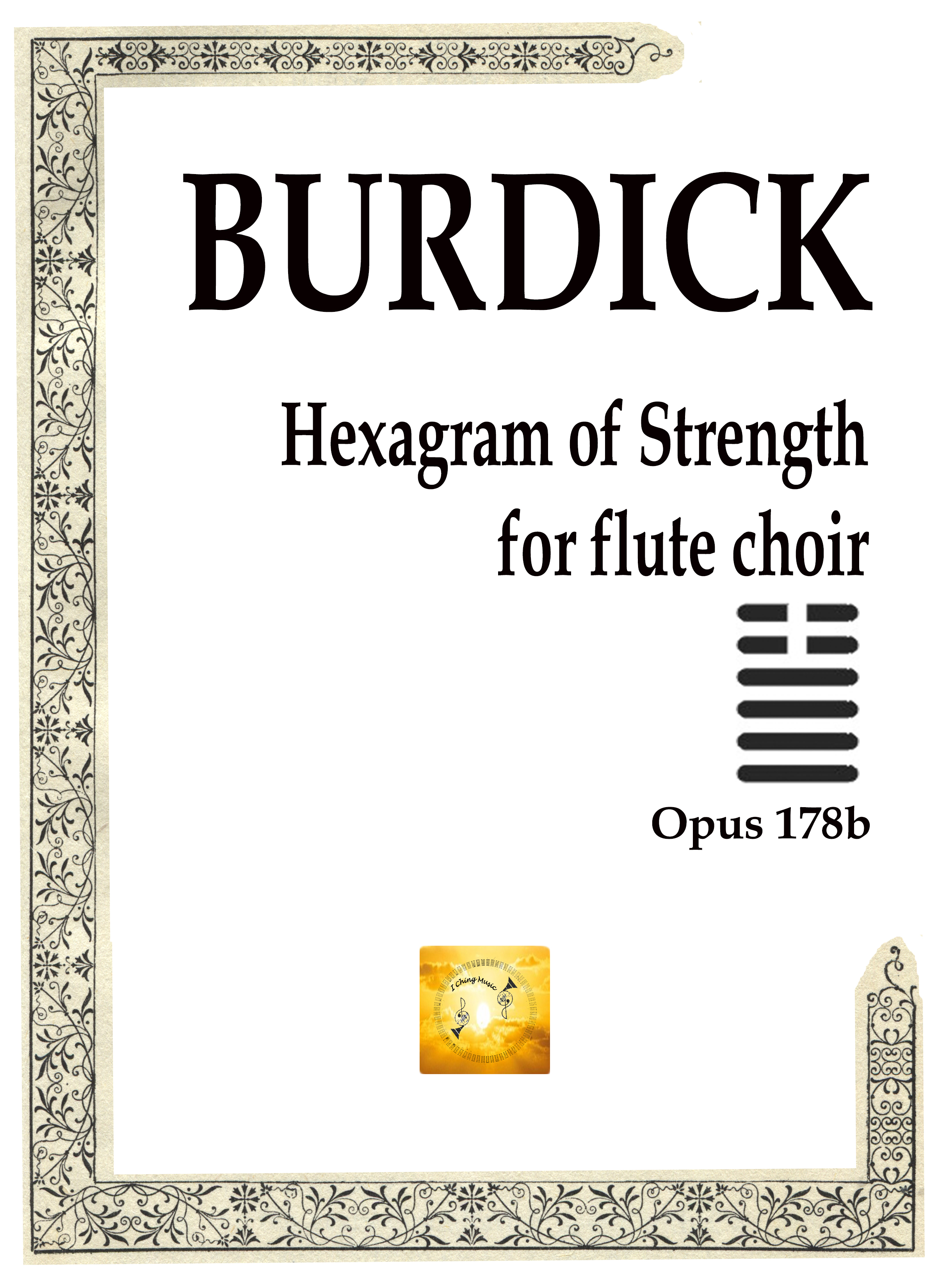 Burdick's OPus 50 sheet music cover