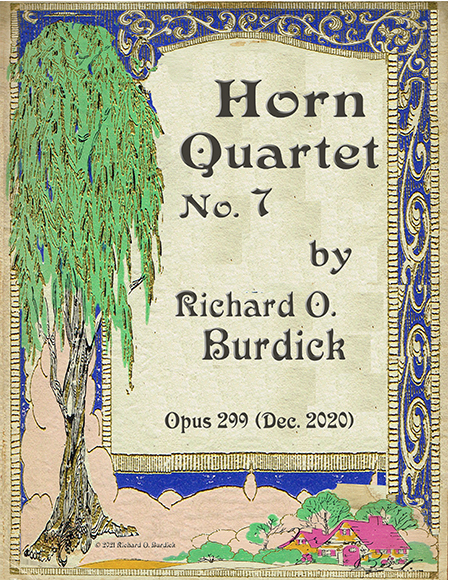 Burdick's Opus 299 sheet music cover