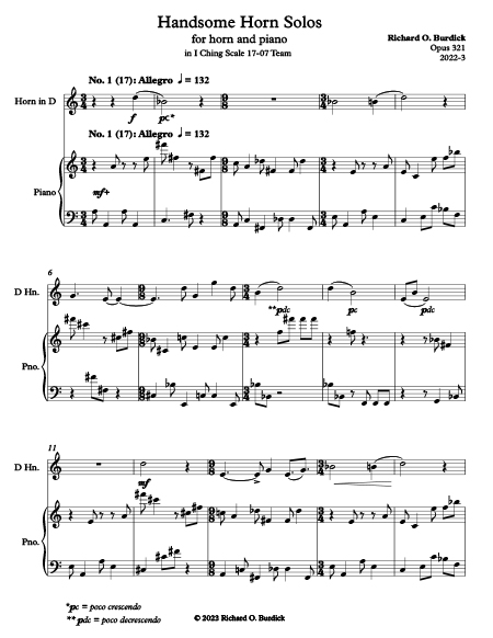 Handsome Horn solos vol. 2, Op. 321 movement 1