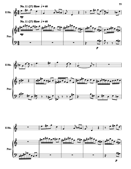 Handsome Horn solos vol. 2, Op. 321 movement 11