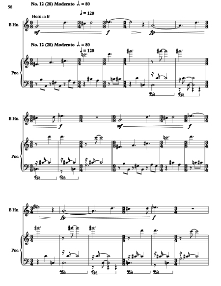 Handsome Horn solos vol. 2, Op. 321 movement 12