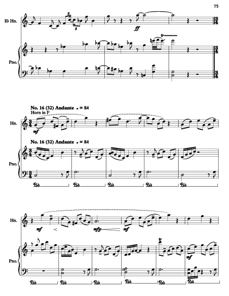 Handsome Horn solos vol. 2, Op. 321 movement 16