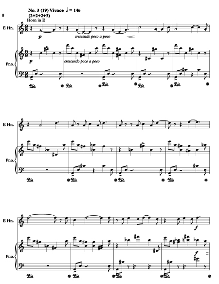 Handsome Horn solos vol. 2, Op. 321 movement 3