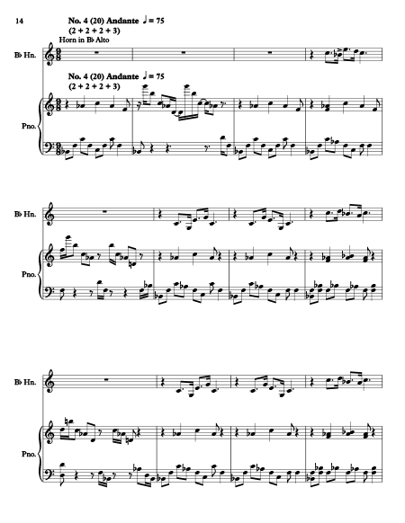 Handsome Horn solos vol. 2, Op. 321 movement 4