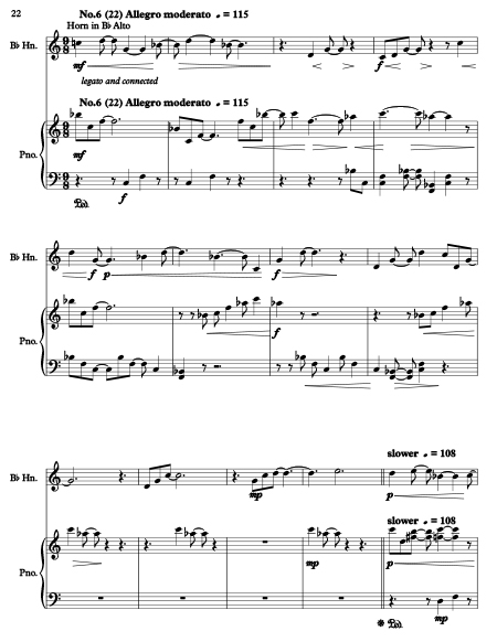 Handsome Horn solos vol. 2, Op. 321 movement 6