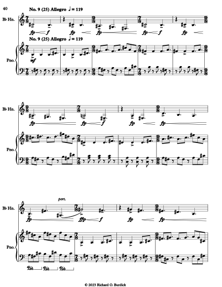 Handsome Horn solos vol. 2, Op. 321 movement 9