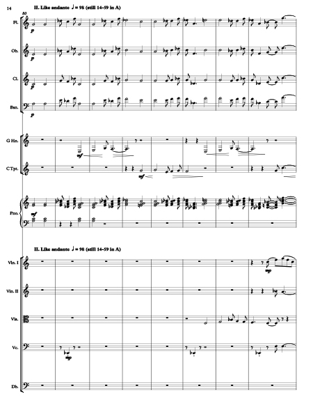 Burdick's Chamber Music No. 16 score page 14