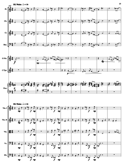 Burdick's Chamber Music No. 16 score page 23