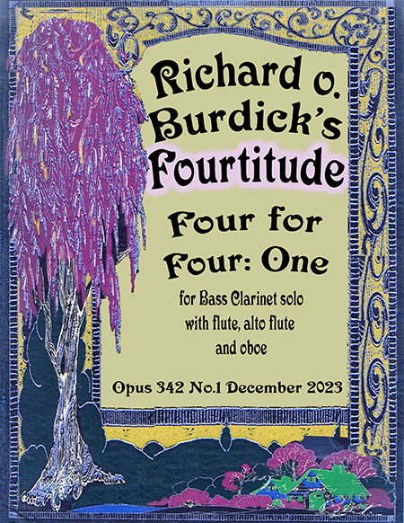 Sheet music cover for Richard Burdick, Horn duets, Op. 292