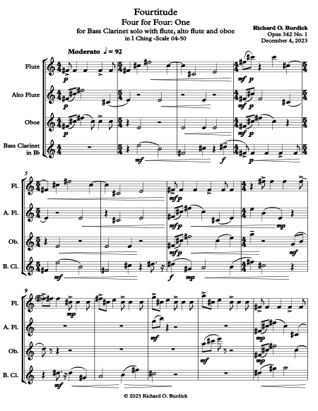 Burdick's Opus 342 M. 1. Pg 1 sheet music