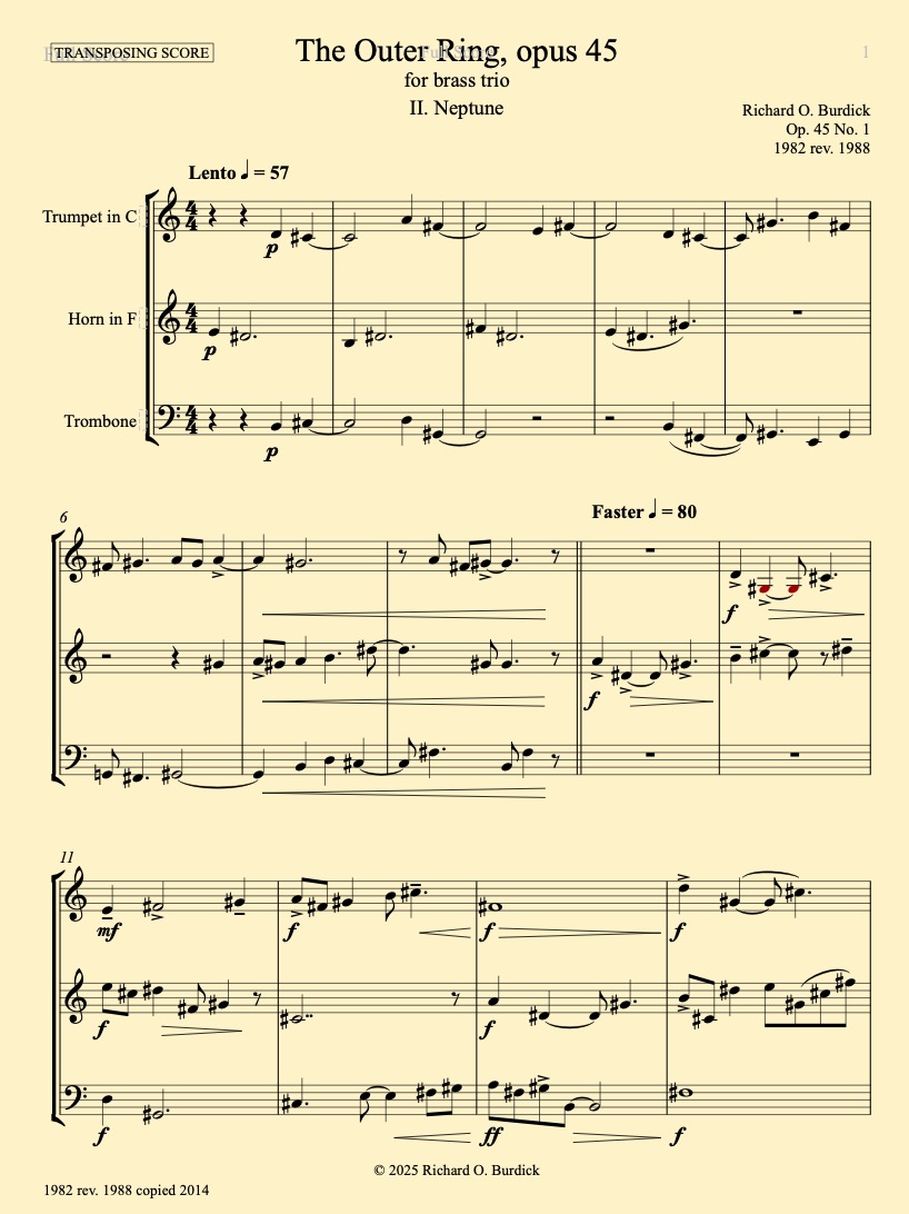 Burdick's Opus 45 M1 pg1