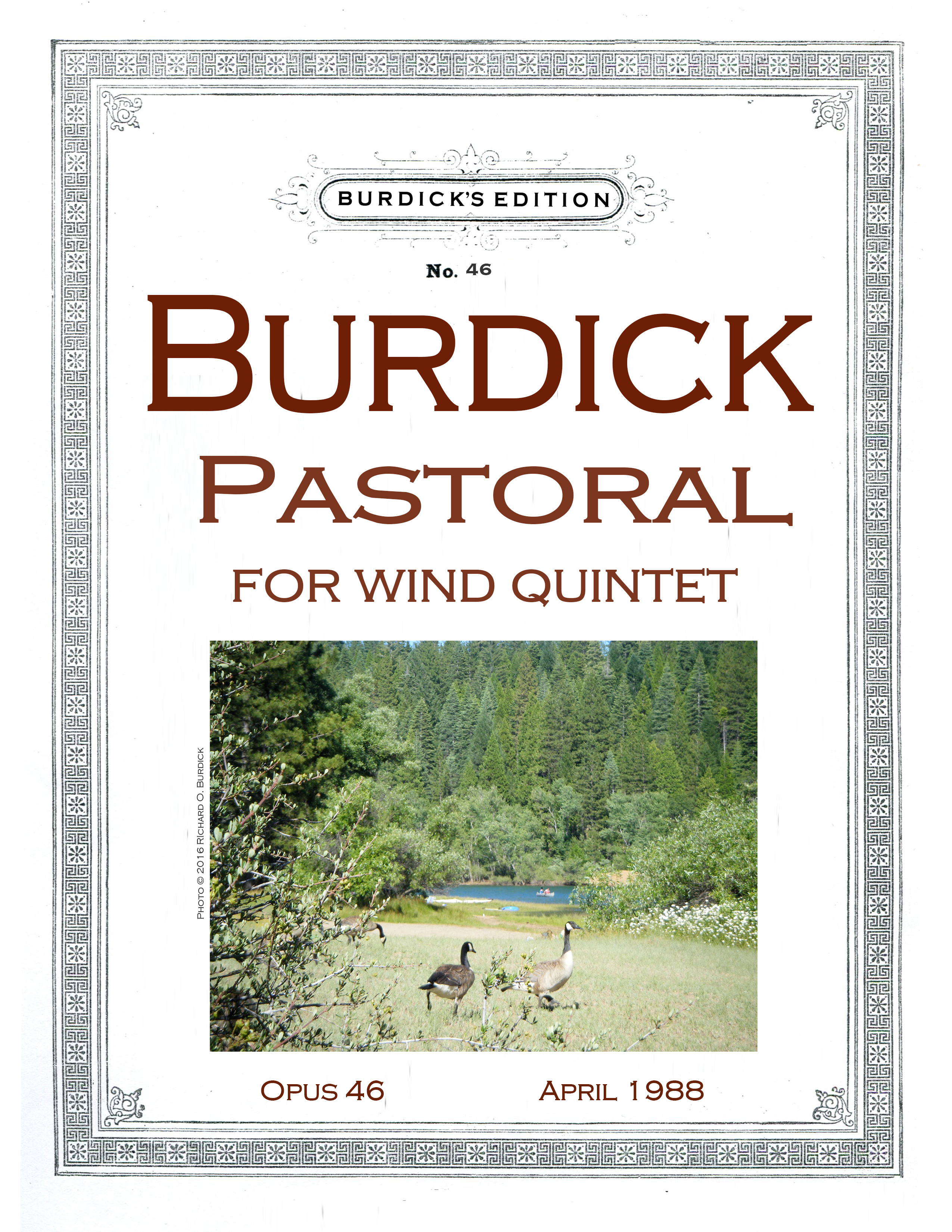 Burdick's Pastorale, Op. 46